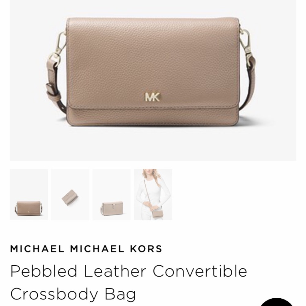 NEVER used Michael Korda grey crossbody